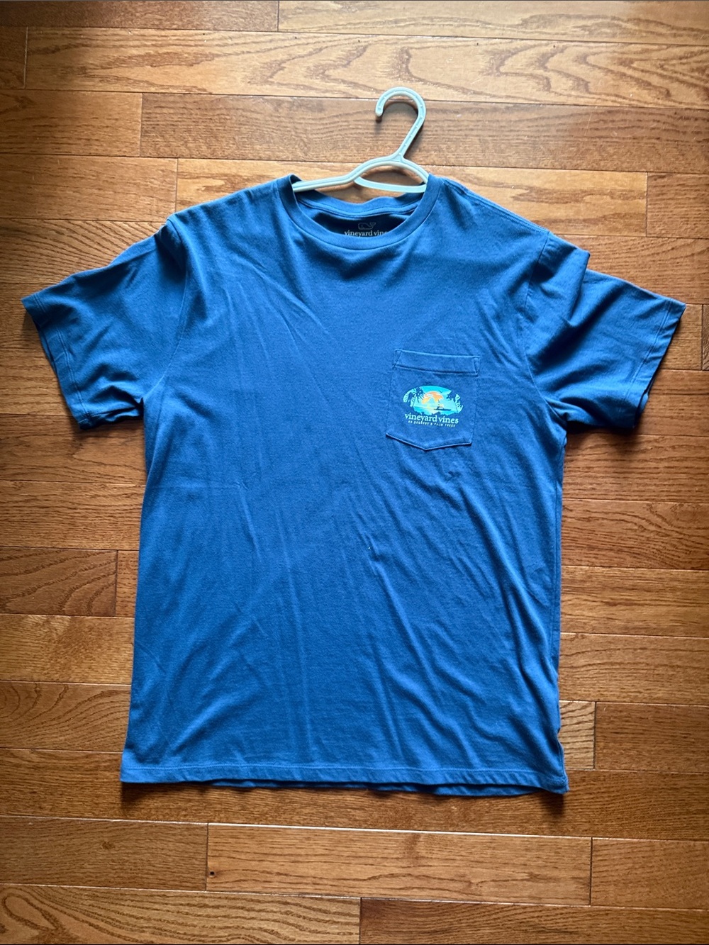 Vineyard Vines Royal Blue Short Sleeve Pocket Tee